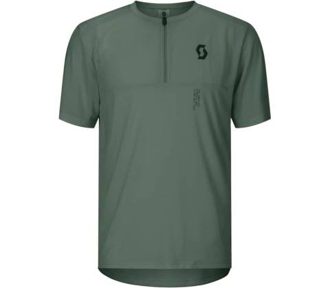 Scott Tee M's Vertic Zip SS