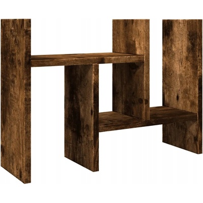 VidaXL Organizér na písací stôl, dymový dub, 34,5x15,5x35,5 cm