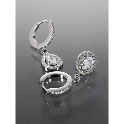 Prosperk náušnice elegantní třpytivé slzičky S0160