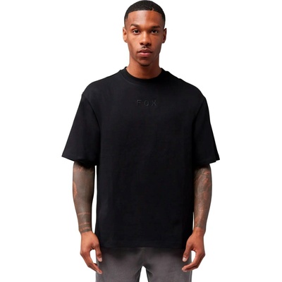 Fox Wordmark Heavyweight SS black M 25/26
