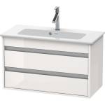 Duravit Ketho - Шкафче за умивалник 48x80x39 см, 2 чекмеджета, лъскаво бяло KT645302222 (KT645302222)