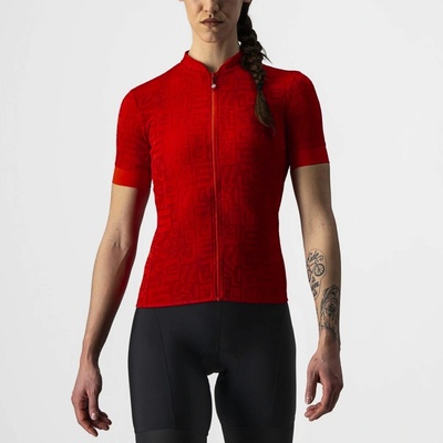 Castelli Promessa Jacquard červená dámsky