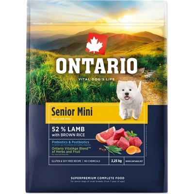 Ontario krmivo jehněčí 2,25 kg