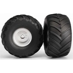 Traxxas колело 3.0/2.0", полуматов диск, 19mm, гума Terra Groove (чифт)