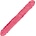 Doc Johnson Crystal Jellies Jr. Double Dong 12" Pink