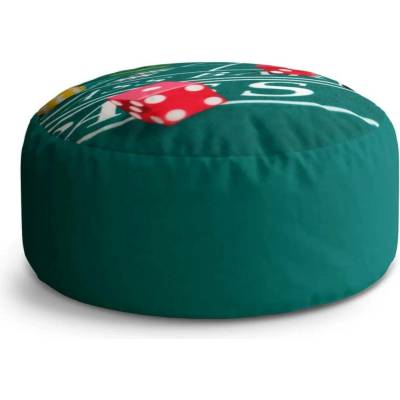 Sablio Taburet Circle Kostky: 38x48 cm