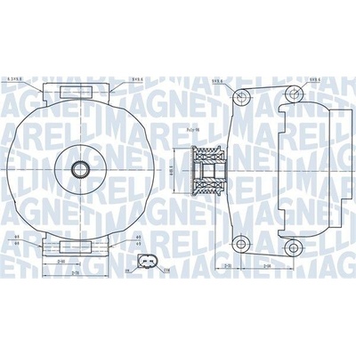 Alternátor MAGNETI MARELLI 063731840010
