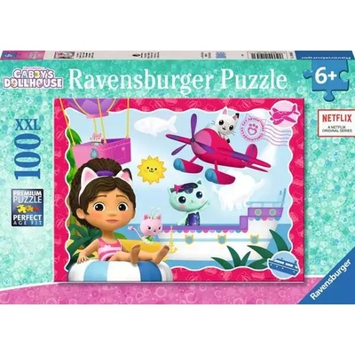 Ravensburger - Puzzle Gabby’s Dollhouse: Cat Adventures! XXL - 100 piese