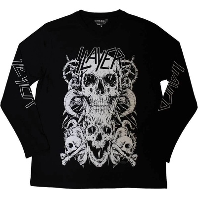 Slayer White Skulls (Sleeve Print) Black M Риза (SLAYLST84MB02)