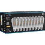 Mexen Vintis 10x LED нажежаема крушка E27, ST64, 6W, Топла - 2200K, 450 lm, опушена (L152-E27-0622-70x10)