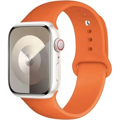 Planet Tech Силиконова каишка за Apple Watch 38/40/41mm M-L размер, Оранжева (AppleWatch7)