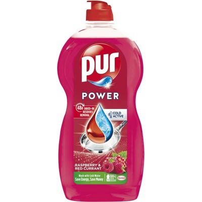Pur Secret of World Raspberry & Red Currant Čistiaci prostriedok na ručné umývanie riadu 1200 ml