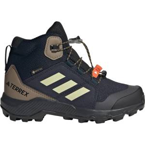 adidas Terrex Детски туристически обувки adidas Terrex Kid's Terrex Mid GTX Walking boots - Legend Ink / Dual Yellow / Olive Strata - размер 32 (EU) (702-1236-2319)