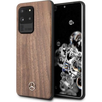 Mercedes-Benz Кейс Mercedes Wood Line Walnut за Samsung Galaxy S20 Ultra, Кафяв (KXG0019919)