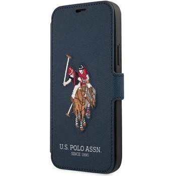 U. S. Polo Assn Калъф за телефон US Polo Embroidery Collection за iPhone 12 Pro Max, черен/син (KXG0016625)