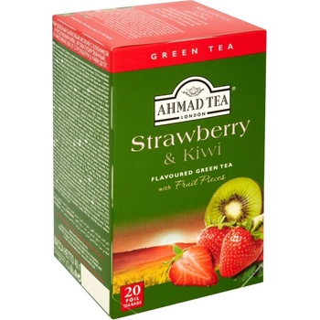 Ahmad Tea Green Tea Strawberry a kiwi 20 x 2 g