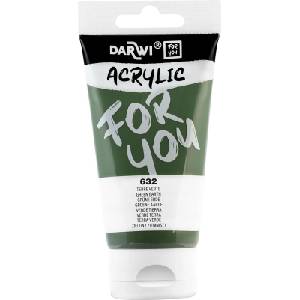Darwi Dfy АКРИЛНА боя Green Earth 75 ml 1 бр (DF5150075632C)