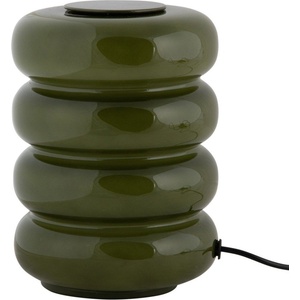 Leitmotiv Стъклена LED настолна лампа в цвят каки (височина 16, 5 cm) Aro - Leitmotiv (LM2417GR)