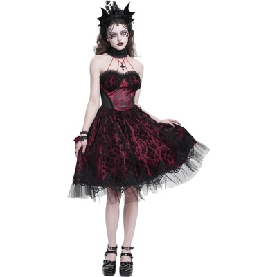 Devil Fashion šaty Skeleton Printing Gothic Lolita