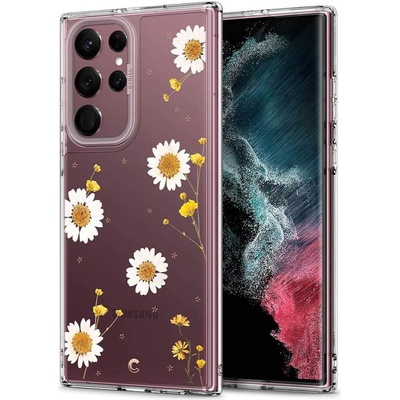 Spigen Cyrill Cecile Case Blooming Daisy - хибриден кейс с висока степен на защита за Samsung Galaxy S22 Ultra (цветни мотиви)