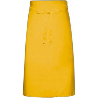 Link Kitchen Wear Kuchařská zástěra ke kolenům 70 x 140 cm Žlutá, 70 x 140 cm X70140