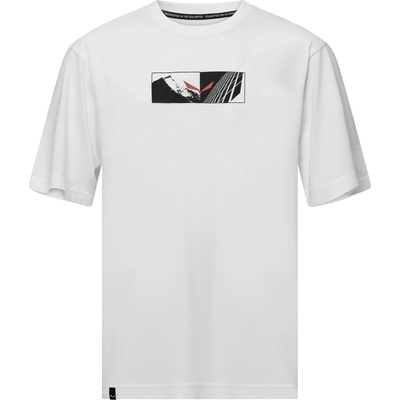 Salewa Мъжка спортна тениска Salewa Eagle Hybrid Loose T-Shirt Sport shirt - Optical White - размер 48 (EU) (216-6028-0212)
