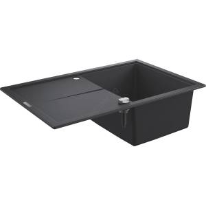 GROHE 31639ap0 - Композитна мивка k400 780 × 500 мм черна (gh0246) Мивка за вграждане