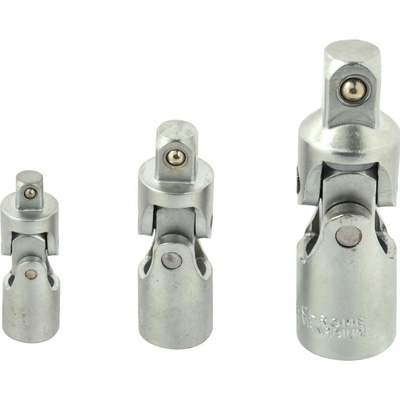 Kardanové klouby, sada 3ks, 1/4"-3/8"-1/2"