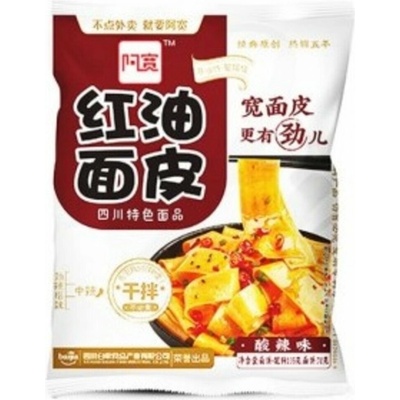 Baijia široké rezance chilli and sour 115g