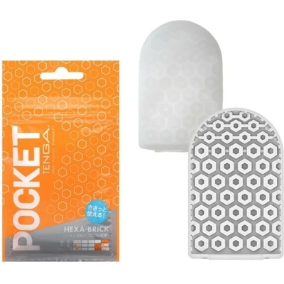 Джобен мастурбатор, деликатни шестоъгълници - Pocket Tenga Hexa Brick (TENGA00211)