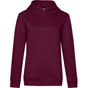 B&C Collection B&C QUEEN HOODED_° / Дамски суичър с качулка - бордо XL (01W02Qx5504)