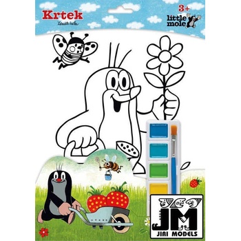 Krtek omalovánka