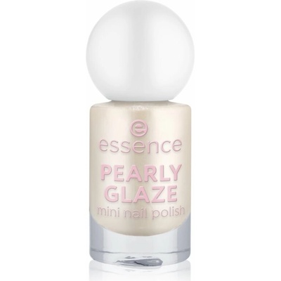 essence PEARLY GLAZE trblietavý lak na nechty mini odtieň 16 5 ml