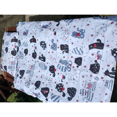 KHC 3dílná sada 120 x 90 cm +40 x 60 cm + 2x Mantinel Kočičky – Zbozi.Blesk.cz