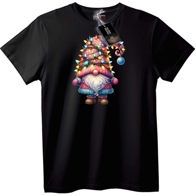 NOONEBRAND Тениска Празничен джудник - 4XL, Black