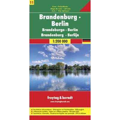 AK 0217 Brandenbursko-Berlín 1:200 000 freytag & berndt
