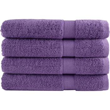 vidaXL Премиум кърпи SOLUND 4 бр лилави 100x200 см 600 gsm (137366)