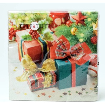 TaT servítky Gifts with Bow 33x33cm