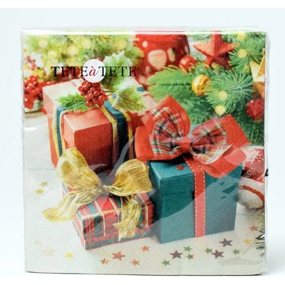 TaT servítky Gifts with Bow 33x33cm