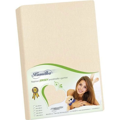 Veratex prostěradlo jersey smetanové 90x200