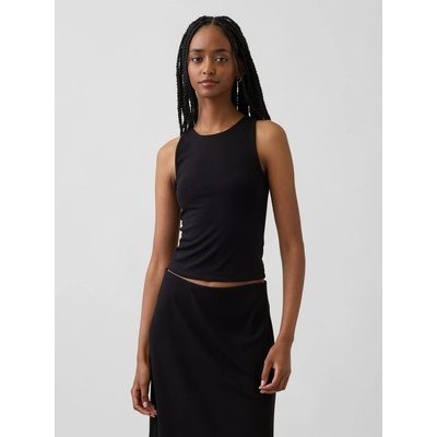 GAP Strečový crop top Čierna