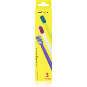 SPOKAR X 3429 Ultrasoft четка за зъби Ultrasoft 3 бр