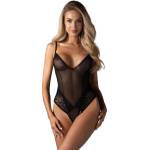 Obsessive Blomentis Crotchless Teddy Black XL/XXL