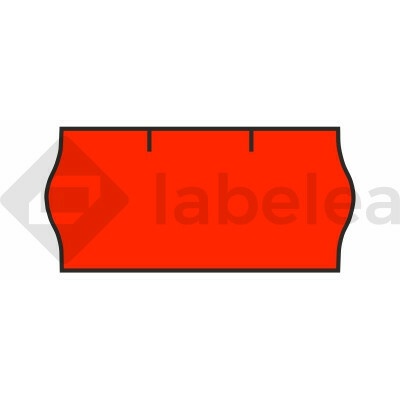 Labelea Samolepiace etikety do klieští, 26x12 mm Contact farebné signálne, Farba etikiet Signálna červená ECI2612CON36SR