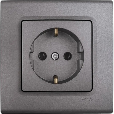 Viko by panasonic КОНТАКТ ШУКО СИВ VIKO BY PANASONIC Linnera Life (8681224867413)