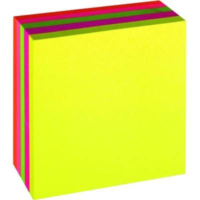 Bloček samolepící 76x76mm 5 neon barev 5x80 listů Concorde – Zboží Dáma