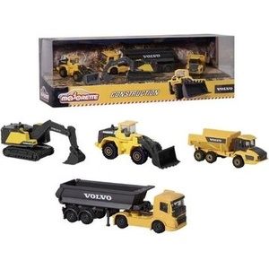 Dickie Toys Комплект играчки за работен камион Volvo - 4 части