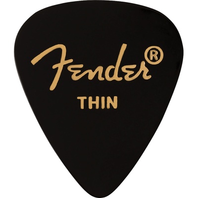 Fender Classic Celluloid Pick, 351 Shape, Black, Thin – Sleviste.cz