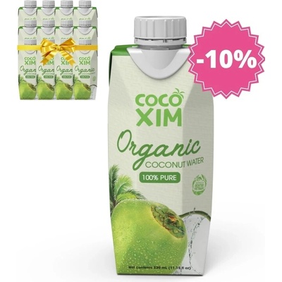 Cocoxim BIO Kokosová voda organic 12 x 330 ml