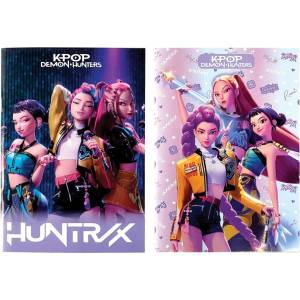  Тетрадка A4 50 листа, мека корица K-Pop Demon Hunters Huntrix Lilac (364-02444)